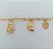 Pulseira de Berloques Charms de Prata 925 com banho de Ouro Amarelo 18K Vermeil - Imagem 3