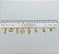 Pulseira de Berloques Charms de Prata 925 com banho de Ouro Amarelo 18K Vermeil - Imagem 4