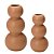 Vaso de Cerâmica Fendi - Terracota Fosco - Imagem 1