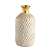 Vaso de Cerâmica Listrado C/Dourado 18 cm - Imagem 1