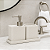 Kit Lavabo em Polirresina Branco com 3 peças - Imagem 2