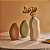 Vaso em Cerâmica Bege - 32 cm - Imagem 2