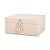 Caixa Decorativa em MDF e PU - Creme (P) - Imagem 1