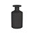 Vaso  com Borda Fina Lille Preto Fosco 19 cm - Imagem 1