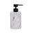 Kit Lavabo Mármore Branco com Dispenser Preto 2 Peças - Imagem 3