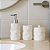 Kit Lavabo Ondas Off White Luxo 3 Peças - Imagem 2