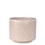 Vaso Decorativo em Cerâmica Bege com Relevo Elegante - Imagem 1