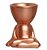 Vaso Noa Plant Bronze Sentado Pernas Cruzadas - Imagem 1