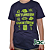 Camiseta "Natureza/ Escotismo" Azul 100% Algodão - Imagem 2