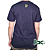 Camiseta "Natureza/ Escotismo" Azul 100% Algodão - Imagem 4