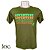 Camiseta "ADVENTURE" Verde Oliva 100% Algodão - Imagem 1