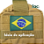 Bandeira do Brasil emborrachada com velcro - Imagem 4