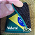 Bandeira do Brasil emborrachada com velcro - Imagem 5