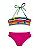 Biquini faixinha mar | Siri Kids - Imagem 1