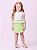 Conjunto blusa branca e short saia verde | Momi - Imagem 1