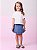Blusa branca com strass | Animê - Imagem 1