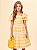 Vestido Xadrez Amarelo | Animê - Imagem 1
