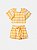 Conjunto xadrez amarelo laço | Animê - Imagem 4