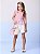 Conjunto blusa listrada e short branco | Momi - Imagem 1