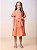 Vestido laranja com laço | Momi - Imagem 1