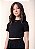 Blusa baby tee preta com strass | Iam Authoria - Imagem 3