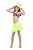 Saia kids com ajuste neon | Siri Kids - Imagem 1