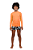 Blusa de proteção UV50+ laranja | Siri Kids - Imagem 1
