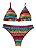 Biquini teen cortininha estampado | Siri Kids - Imagem 1