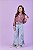Calça cargo wide leg em jeans | Gabriela Aquarela - Imagem 1