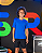 Blusa kids Dudu azul | Siri Kids 39874 - Imagem 1