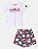 Conjunto manga curta da Hello Kitty strass  | Momi - Imagem 2