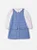 Conjunto de tweed azul com lapelas | Animê - Imagem 3