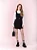 Vestido tweed shine preto | Iam Authoria - Imagem 1