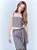 Cropped cinza com strass | Iam Authoria - Imagem 3