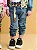 Calça jeans com cinto camuflado | Animê - Imagem 1