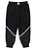 Calça de moletom com recortes preto | Momi - Imagem 1