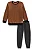 Conjunto inverso marrom barroso calça jogger | Luc.boo - Imagem 1
