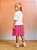 Saia de tule com babado pink chicle | Momi - Imagem 2
