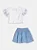Conjunto azul com mangas borboleta | Momi - Imagem 4