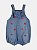 Jardineira jeans cereja | Momi - Imagem 1