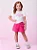 Conjunto short e blusa rosa | Momi - Imagem 1