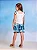 Conjunto saia azul floral | Momi - Imagem 2