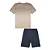 Conjunto camisa e bermuda bege | Luc.boo - Imagem 5