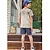 Conjunto camisa e bermuda bege | Luc.boo - Imagem 2