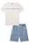 Conjunto camiseta e bermuda tecido eco stretch | LucBoo - Imagem 3
