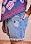 Blusa com lenço estampada azul e vermelha | Animê - Imagem 2