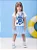 Conjunto blusa Stitch e saia de tule azul | Momi - Imagem 1