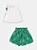 Conjunto verde em laise com maxi laço | Momi - Imagem 3