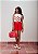 Short trendy preppy sarja vermelho | Iam Authoria - Imagem 1