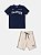 Conjunto t-shirt com bermuda azul marinho | Youccie - Imagem 4
